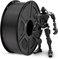 Filament SUNLU PLA plus do 3D tiskárny, barva černá - VYBALENO