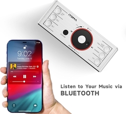 Rádiový budík iTOMA CKS708 s Bluetooth reproduktorem, FM rádiem, nabíjecím portem a nočním světlem