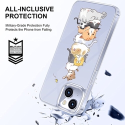 Pouzdro kompatibilní s Apple iPhone 14 - transparentní - s obrázkem