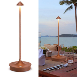 Stolní lampa CASSTIA bezdrátová, LED, stmívatelná, bateriová, dobíjecí