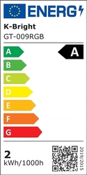 LED, RGB - přenosná stolní lampa dobíjecí, plynule stmívatelná, dotyková, vnitřní i venkovní použití