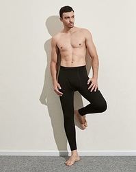Teplé, pánské funkční prádlo Lapasa - Thermoflux 100 Leggings - velikost XL, barva černá