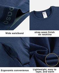 Teplé funkční prádlo Lapasa - Thermoflux 100 – teplé (160 g/㎡) - vnitřní strana fleece - SET - XL - modrá (Blu Navy), pánské 
