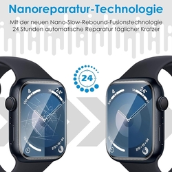 UniqueMe Pack 8 ochranných fólií pro Apple Watch Series 9/8/7 41mm