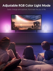 LED - Stolní lampa Aukey LT-T7R 6 W, teplá bílá, RGB, stmívatelná, dotyková 