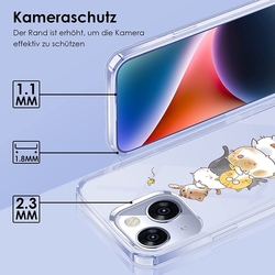 Pouzdro kompatibilní s Apple iPhone 14 - transparentní - s obrázkem