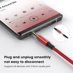 MOSWAG 10 m stereo audio prodlužovací kabel 3,5 mm samec-samice