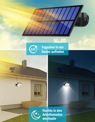 MPJ - 106 LED solární světlo venkovní s detektorem pohybu, 2 kusy