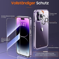 Pouzdro UniqueMe pro iPhone 14 Pro Max - barva transparentní