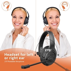 Náhlavní souprava Bluetooth EKSA H1 s mikrofonem