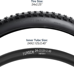 Skládací pneumatiky YunSCM 2 x 24 palců 24 x 2,25 ETRTO 57-507