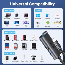 KiWiBiRD - USB C čtečka SD karet
