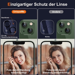 UniqueMe (3 kusy) Ochrana fotoaparátu pro iPhone 13/iPhone 13 mini - zelené - kopie