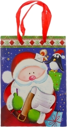  Sada dárkových tašek Vánoční tašky Dárkové tašky s uchem k plnění, opakovaně použitelné (24 x 18 x 7 cm - balení po 12 ks, vánoční čas)