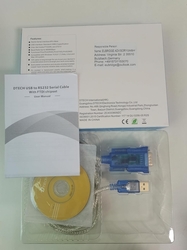 Redukce z USB na RS232 DB9 sériový port, adaptér kabel s čipovou sadou FTDI podporuje Windows 10 8 7 a Mac Linux (3 m)
