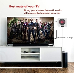 Nástěnný, Bluetooth, Flash, CD, DVD,  přehrávač s FM rádiem a AUX vstupem - KC-608 - VYBALENO
