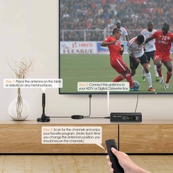 Digitální televizní anténa se zesilovačem signálu