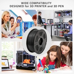 Filament SUNLU PLA do 3D tiskárny, barva černá - VYBALENO