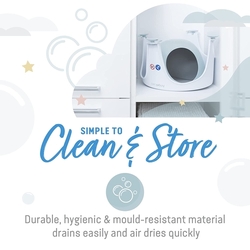 Angelcare Soft Touch Bad sedátko (Aqua) – modrý AC3100