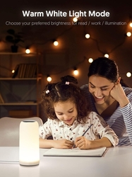 LED - Stolní lampa Aukey LT-T7R 6 W, teplá bílá, RGB, stmívatelná, dotyková 