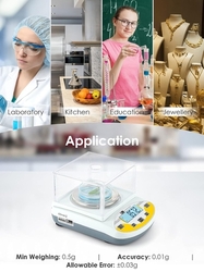 Laboratorní váha CGOLDENWALL - 3000 g / dílek 0,01 g