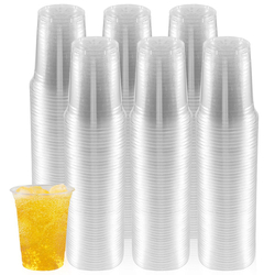 Plastové kelímky Alliebe 100ks, objem 473ml, bez rysky
