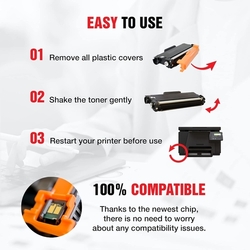 BROTHER TN-1050 - kompatibilní toner, black, 2000 stran