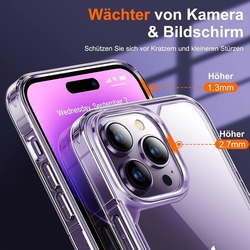 Pouzdro UniqueMe pro iPhone 14 Pro Max - barva transparentní