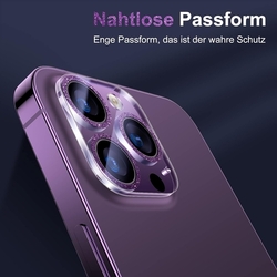 UniqueMe (3 kusy) Ochrana fotoaparátu pro iPhone 14 Pro/iPhone 14 Pro Max - Rainbow