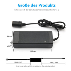 Napájecí zdroj 12V/10A, 120W, auto konektor pro zapalovač...