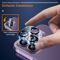 UniqueMe (3 kusy) Ochrana fotoaparátu pro iPhone 14 Pro Max