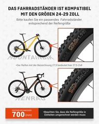 HENMI​​​​​​​ Pro+ Výškově nastavitelný, stabilní stojan pro elektrokola a kola 24–29 palců do hmotnosti 45 kg