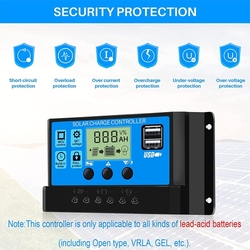 Battery Intelligent Controller s 5 V duálním USB portem a LCD displejem