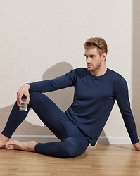 Teplé funkční prádlo Lapasa - Thermoflux 300 - SET, velikost S, modrá (Blu Navy)