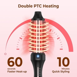 Thermal Brush, kulma 3 v 1, termo kartáč 38 mm, regulace teploty 120-200 °C 