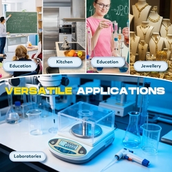 Elektronická analytická váha s váživostí do 2000g a přesností na 0,01g