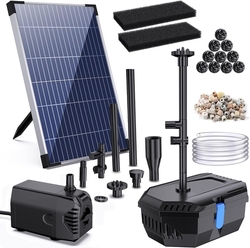 Solární jezírkové čerpadlo Biling 12 W, 605 l/h s filtrem