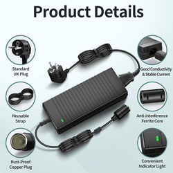 Napájecí zdroj 12V/15A, 180W, auto konektor 