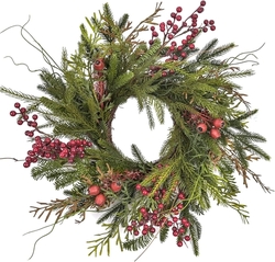 Ozdobný, dekorativní, adventní věnec na vánoční a velikonoční svátky