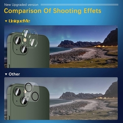 UniqueMe (3 kusy) Ochrana fotoaparátu pro iPhone 13/iPhone 13 mini - kopie