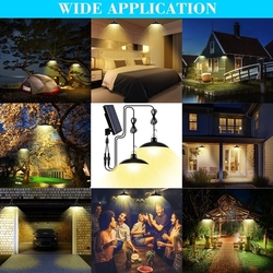 LED, 2x lampa se solárním panelem a vestavěným akumulátorem