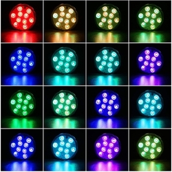 LED světlo pod vodní hladinu s RF dálkovým ovládáním