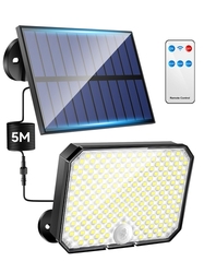 Solární světlo pro venkovní zahradu, 190 LED s ​​detektorem pohybu