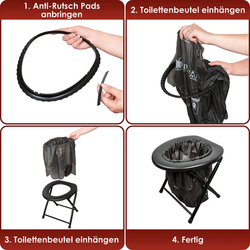 WEIDEBACH - robustní kempingová toaleta 