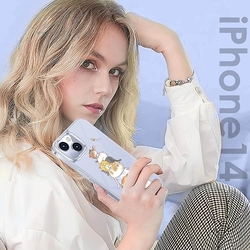 Pouzdro kompatibilní s Apple iPhone 14 - transparentní - s obrázkem