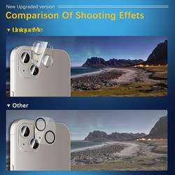 UniqueMe (3 kusy) Ochrana fotoaparátu pro iPhone 13/iPhone 13 mini - kopie