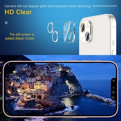UniqueMe (3 kusy) Ochrana fotoaparátu pro iPhone 13/iPhone 13 mini