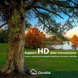 Micro SD karta Cloudisk s SD adaptérem (64 GB) - 1 kus