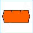 Etikety do kleští, CONTACT 26x12mm, signální oranžové