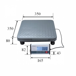Váha můstková PS - B do 150kg/50g, 350x350mm